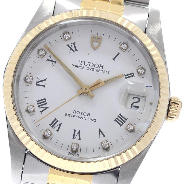 チュードル TUDOR 74033 プリンス オイスターデイト YGベゼル 10Pダイヤ 自動巻き メンズ _922711 TUDOR（チューダー） チュードル TUDOR 74033 プリンス