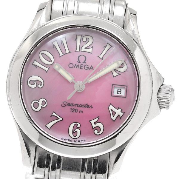 オメガ OMEGA 2581.66 シーマスター120M デイト クォーツ レディース _930057 OMEGA（オメガ） OMEGA 2581.66 シーマスター120M デイト クォーツ