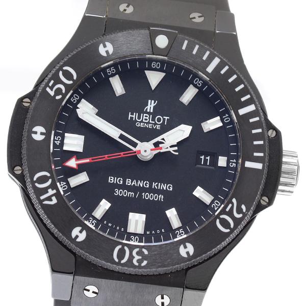 ウブロ HUBLOT 312.CM.1120.RX ビッグバン キング ブラックマジック デイト 自動巻き メンズ 保証書付き_931697 HUBLOT（ウブロ） HUBLOT 312.CM.1120.RX ビッグバン キング ブラック