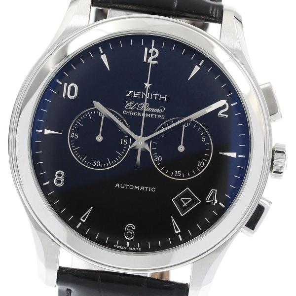 ゼニス ZENITH 03.0520.4002/21.C492 グランドクラス エルプリメロ クロノグラフ デイト 自動巻き メンズ 美品 箱付き_931827