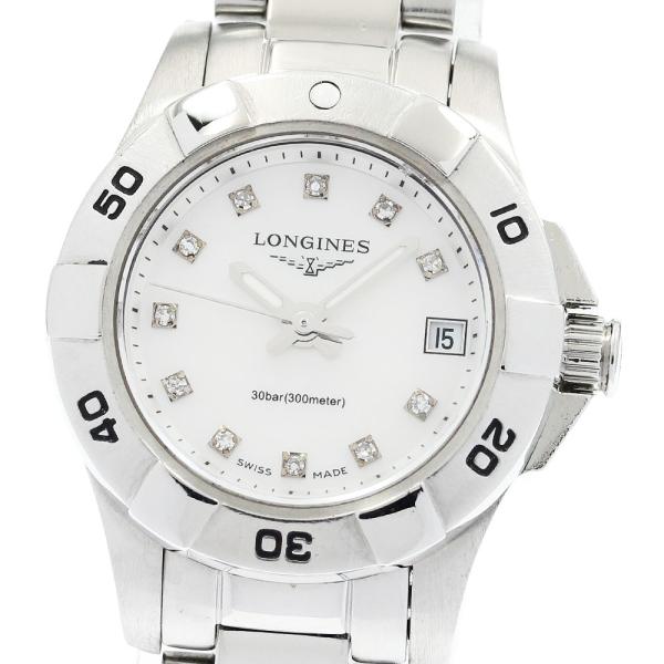 ロンジン LONGINES L3.198.4 ハイドロ コンクエスト 11Pダイヤ クォーツ レディース _932138 LONGINES（ロンジン） LONGINES L3.198.4 ハイドロ コンクエスト 11P