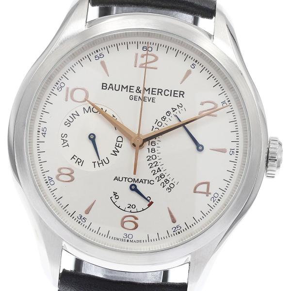 ボーム＆メルシェ Baume & Mercier M0A10149/65743 クリフトン レトログラード 自動巻き メンズ _934304 BAUME&MERCIER（ボーム&メルシエ） ボーム＆メルシェ Baume & Mercier