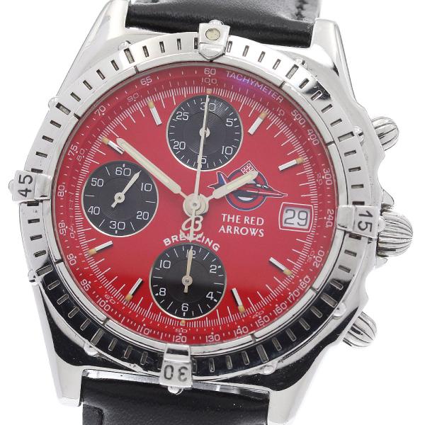 BREITLING ブライトリング ウォッチ クロノマット 時計 A13050.1  腕時計_x000D_
 ステンレス ブルー 自動巻き メンズ【中古】432 ブライトリング（BREITLING） BREITLING A13050.1 レッドアローズ 世界