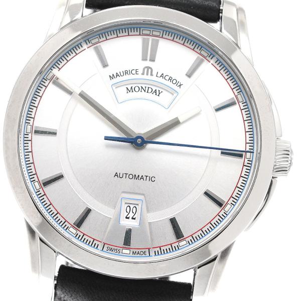 モーリスラクロア MAURICE LACROIX PT6158-SS001-131 ポントス デイデイト 自動巻き メンズ 美品 _935347 モーリス・ラクロア（Maurice Lacroix） MAURICE LACROIX PT6158-SS001