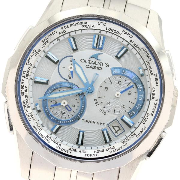 カシオ オシアナス 0CW-S1400 ソーラー CASIO（カシオ） CASIO OCW-S1400PW-7AJF オシアナス マンタ シェル