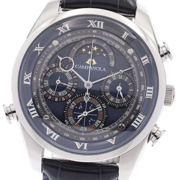 シチズン CITIZEN AH4080-01L/6772-T025323 カンパノラ グランドコンプリケーション 留紺 300本限定 クォーツ メンズ 箱・保証書付_943932 CITIZEN（シチズン） CITIZEN AH4080-01L/6772-T025323 カンパノラ