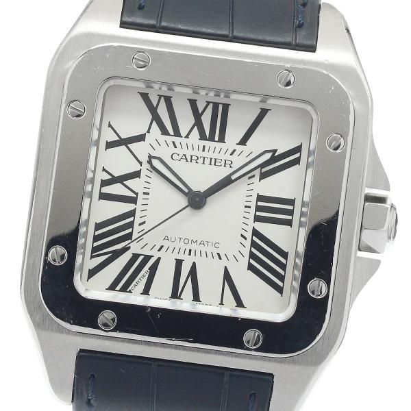 カルティエ CARTIER W20076X8 サントス100 LM 自動巻き メンズ _948288 Cartier（カルティエ） CARTIER W20076X8 サントス100 LM 自動巻き