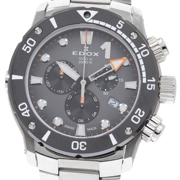 エドックス EDOX 10242 クロノオフショア1 デイト クロノグラフ クォーツ メンズ 保証書付き_948592 EDOX（エドックス） EDOX 10242 クロノオフショア1 デイト クロノ