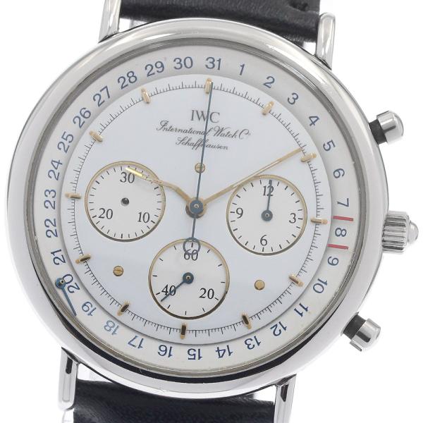 訳あり IWC IWC SCHAFFHAUSEN IW3731 ポルトフィーノ クロノグラフ クォーツ メンズ _952317 IWC SCHAFFHAUSEN（IWCシャフハウゼン） 訳あり IWC IWC SCHAFFHAUSEN