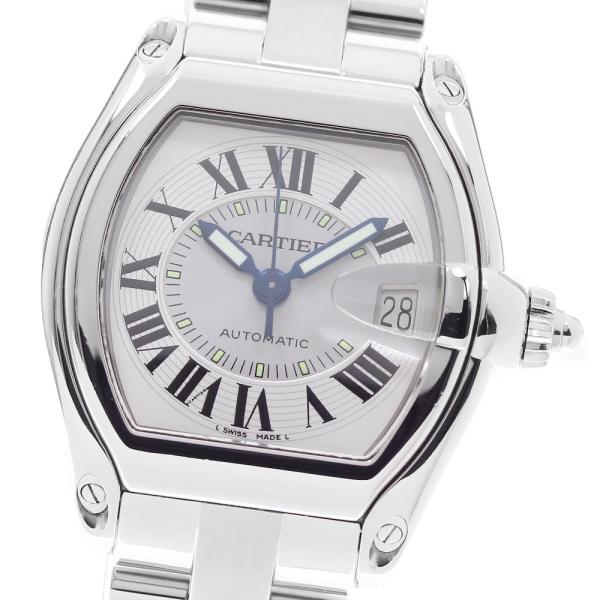 カルティエ CARTIER W62000V3 ロードスターLM デイト 自動巻き メンズ 内箱・保証書付き_953648 Cartier（カルティエ） CARTIER W62000V3 ロードスターLM デイト 自動