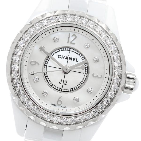 CHANEL（シャネル） CHANEL H2572 J12 ダイヤベゼル 8Pダイヤ クォーツ
