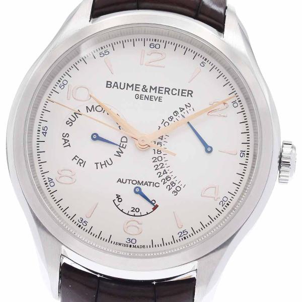ボーム＆メルシェ Baume & Mercier M0A10149 クリフトン レトログラード 自動巻き メンズ 保証書付き_955607 BAUME&MERCIER（ボーム&メルシエ） ボーム＆メルシェ Baume & Mercier
