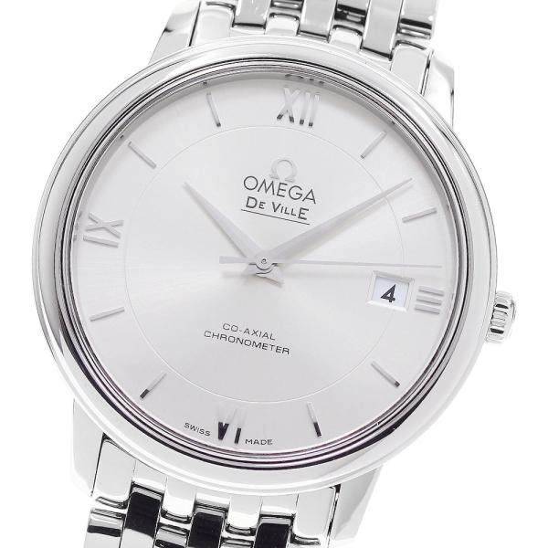 オメガ OMEGA 424.10.37.20.02.001 デビル プレステージ コーアクシャル デイト 自動巻き メンズ 良品 _956178 OMEGA（オメガ） OMEGA 424.10.37.20.02.001 デビル プレステージ