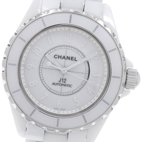 シャネル CHANEL H3443 J12 ホワイトファントム 自動巻き メンズ 美品 _956707 CHANEL（シャネル） CHANEL H3443 J12 ホワイトファントム 自動巻き