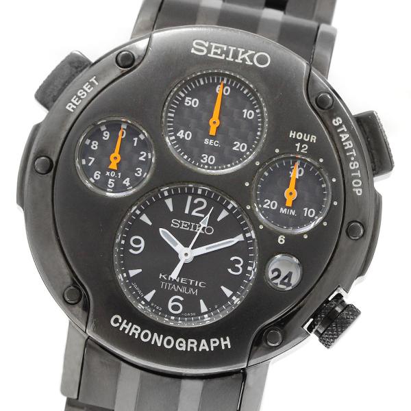 セイコー　メンズ腕時計 SEIKO（セイコー） 訳あり SEIKO 9T82-0A40/SBXZ003 キネティック