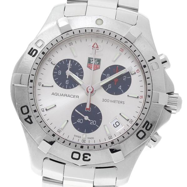 タグホイヤー TAG HEUER CAF1111 アクアレーサー デイト クロノグラフ クォーツ メンズ _957544