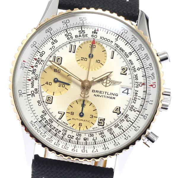 ブライトリング BREITLING D13022 オールドナビタイマー クロノグラフ YGベゼル 自動巻き メンズ _957701 ブライトリング（BREITLING） BREITLING D13022 オールドナビタイマー