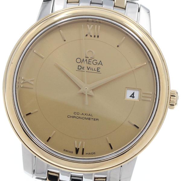 オメガ OMEGA 424.20.37.20.08.001 デビル プレステージ コーアクシャル クロノメーター 自動巻き メンズ 美品 保証書付き_957861 OMEGA（オメガ） OMEGA 424.20.37.20.08.001 デビル プレステージ