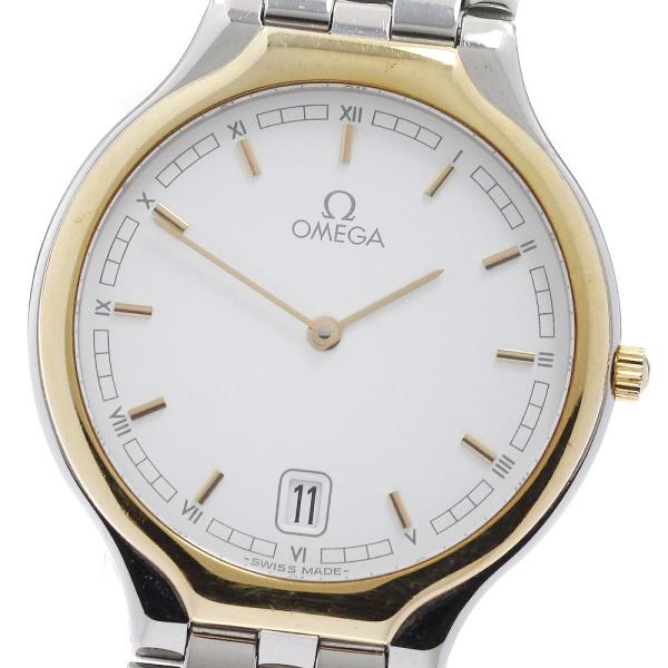OMEGA（オメガ） デビル デイト YGベゼル クォーツ メンズ _959495
