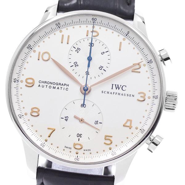 IWC IWC SCHAFFHAUSEN IW371445 ポルトギーゼ クロノグラフ 自動巻き メンズ 保証書付き_959717 IWC SCHAFFHAUSEN（IWCシャフハウゼン） IWC IWC SCHAFFHAUSEN