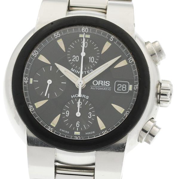 オリス ORIS 7521 TT1 クロノグラフ デイト 自動巻き メンズ _960337