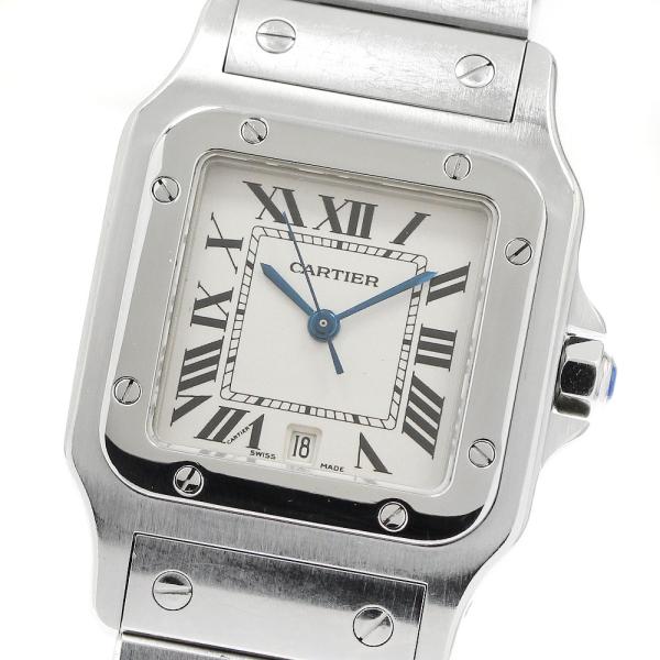 カルティエ CARTIER W20060D6 サントスガルベLM デイト クォーツ メンズ _962657 Cartier（カルティエ） CARTIER W20060D6 サントスガルベLM デイト