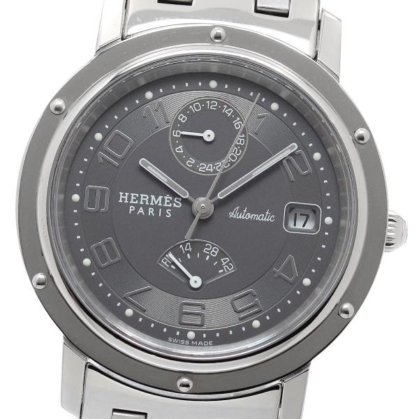 エルメス HERMES CL2.810 クリッパー デイト パワーリザーブ 自動巻き メンズ 良品 _961245 HERMES（エルメス） HERMES CL2.810 クリッパー デイト パワーリザーブ