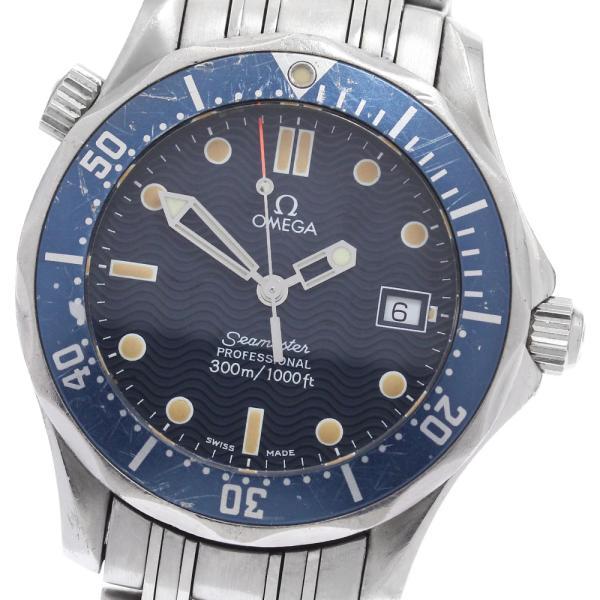 オメガ OMEGA 2561.80 シーマスター300 デイト クォーツ ボーイズ _961334 OMEGA（オメガ） OMEGA 2561.80 シーマスター300 デイト クォーツ