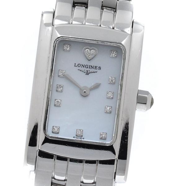 ロンジン LONGINES L5.158.4 ドルチェビータ 14Pダイヤモンド クォーツ レディース _968571