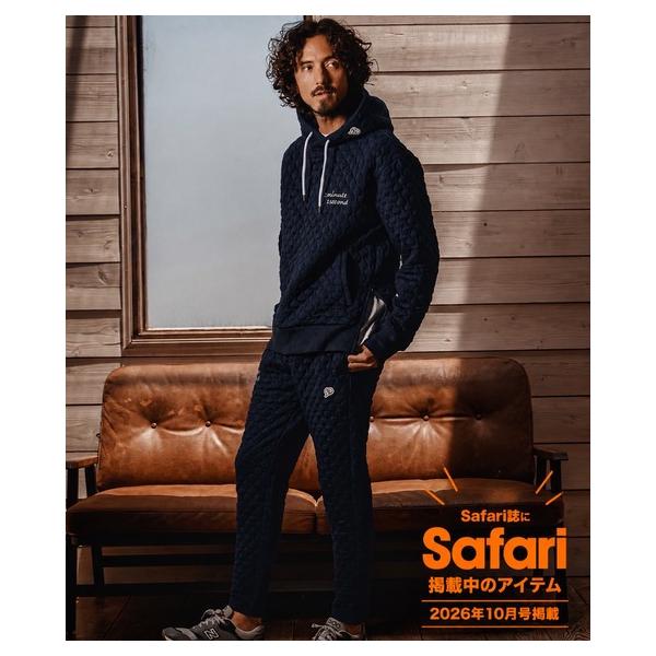【Safari10月号掲載商品】キルティングパーカー onion quilted pullover hoodie