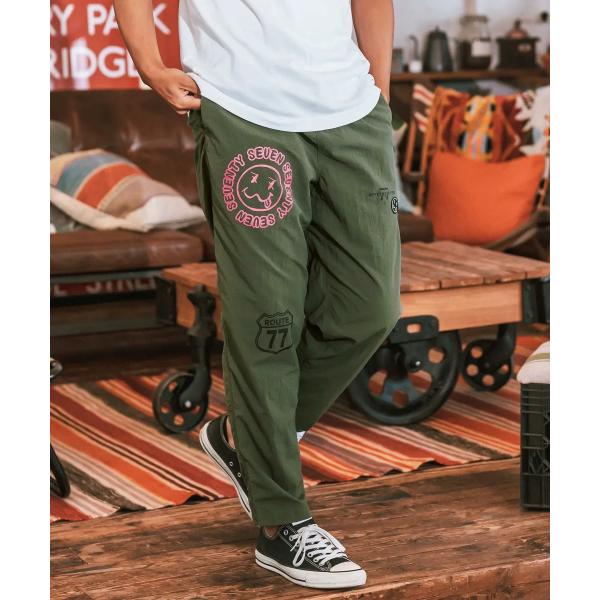 seventy seven 【30%off】nylon tapered pants : 1minute1second&77