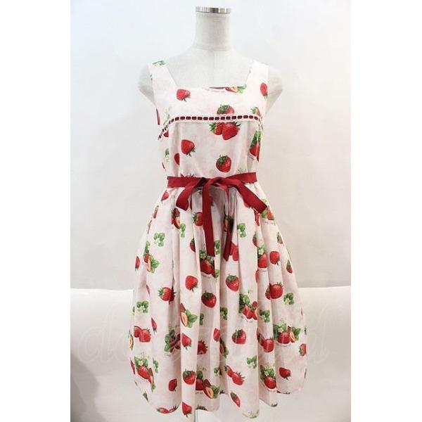 Emily Temple cute / Dear Strawberryノースリーブワンピース ピンク I