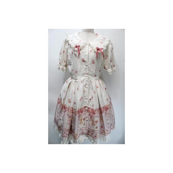 LIZ LISA / ドレスアップドール柄ワンピース オフ S-25-10-23-1014-LO