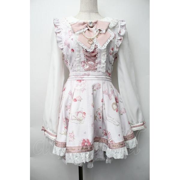 LIZLISA セットアップ ピンク♡ LIZ LISA / Salon de Fraise柄セットアップ 0 ピンク S-25-11-06-048