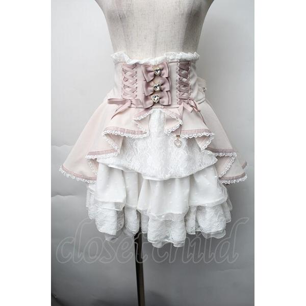 LIZ LISA / フロントカシュクールスカート 0 ピンク S-25-11-06-056-LO