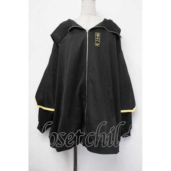 HOTDRY SIS / 雷鳴 堕天使界隈リフレクタージャージパーカー 黒x? S