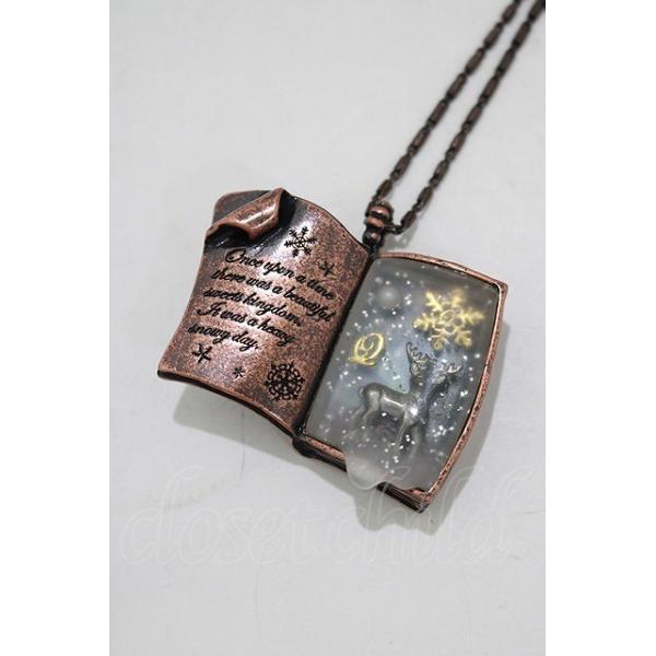 Q-pot. / スイートウィンターストーリーブックネックレス/オルゴール