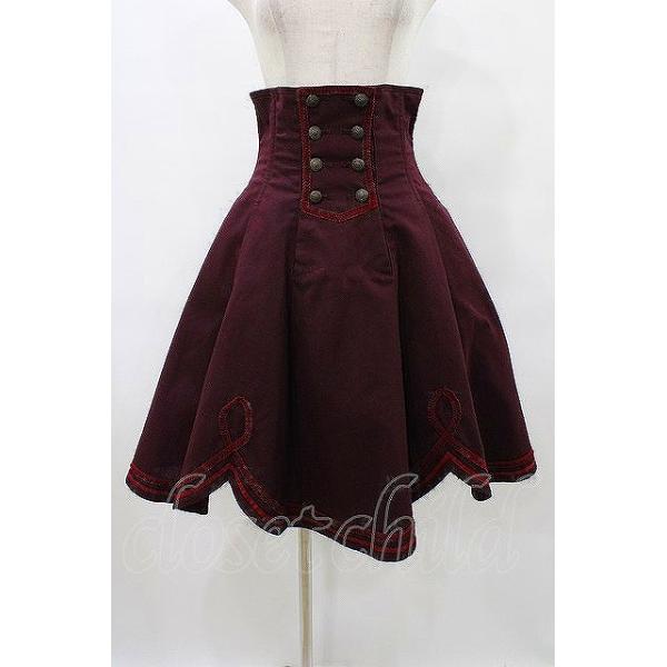 コルセット EXCENTRIQUE / ブラスバンド・コルセットスカート S-M ボルドー