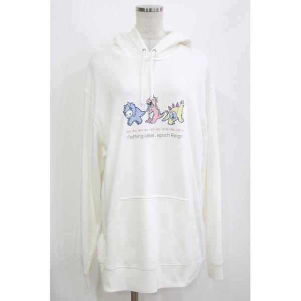 NieR Clothing / プリントPULLOVER PARKA 2XL 白 H-26-08-13-080-PU-TO-KB-ZH