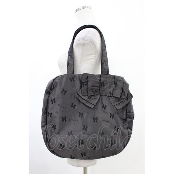 Jane Marple 羽根型ハンドルのバッグ Jane Marple / Memory ribbon Jacquard bag ブラウン H-26-03-05-014