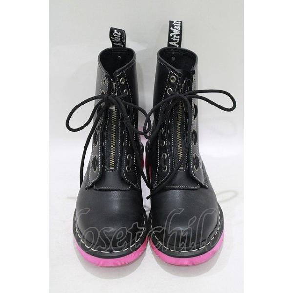 ☆ゆうた☆uk6 25cm 新品 正規品【別注】Dr. Martens Dr.Martens （Getta Grip） / JUNGLE ZIP BOOTS UK6(約25cm) ブラック