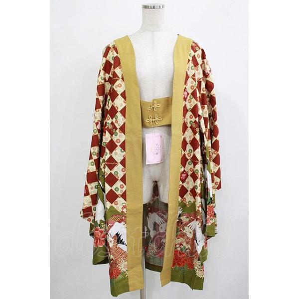 metamorphose / 百花繚乱〜まほろばの舞〜着物風羽織り Free 深緋