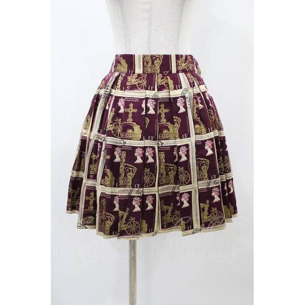 Jane Marple / Royal Stampのミニスカート ボルドー H-25-12-02-1047