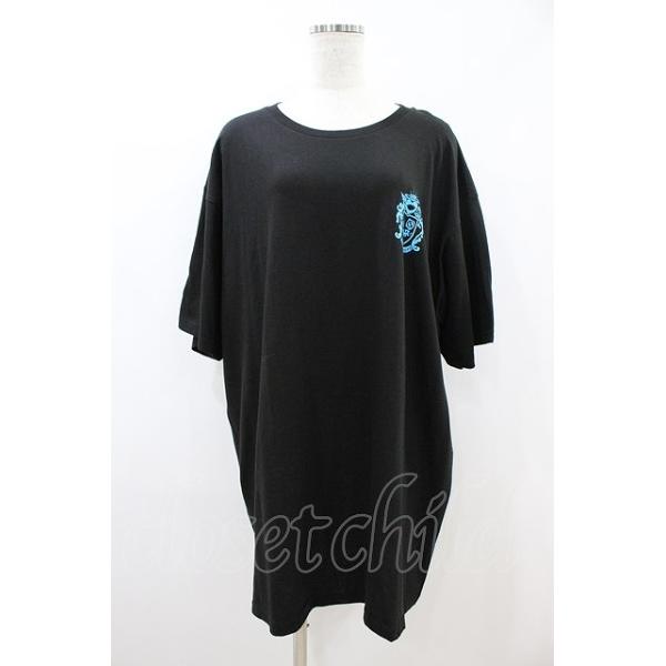 NieR Clothing / プリント半袖CUTSEW 3XL 黒 H-26-09-06-026-PU-TO-AK-ZH