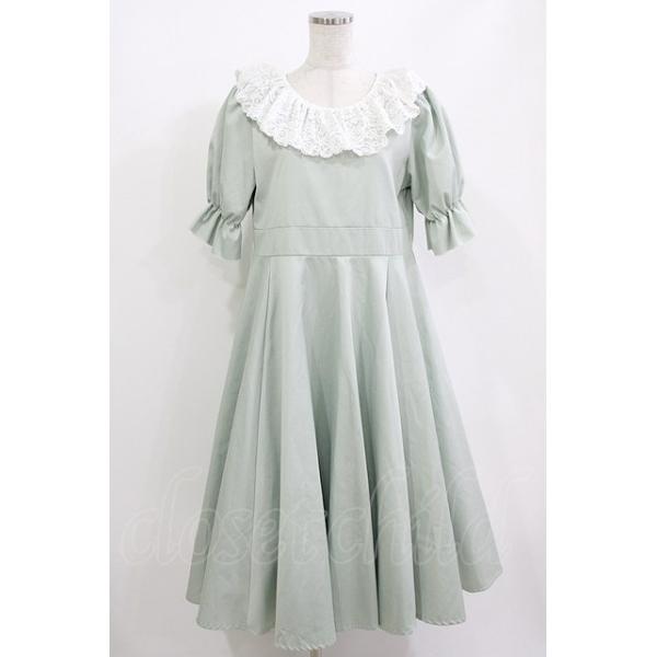 chalmiere クレアワンピース　ミント　新品未使用 marcHenTica / クレアワンピース Free ミントグリーン H-26-07-01-1012