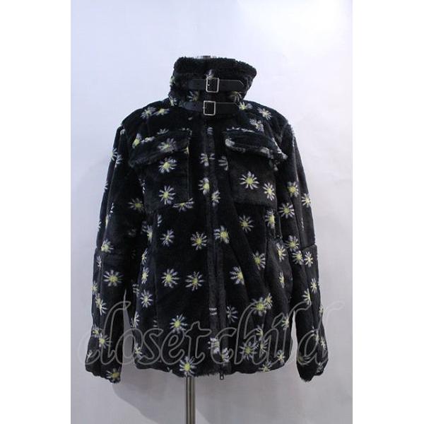 Candy Stripper FLORAL FUR FLIGHT ジャケット Candy Stripper / FLORAL FUR FLIGHT I-23-10-11-017-PU-JA-HD-ZT-C053