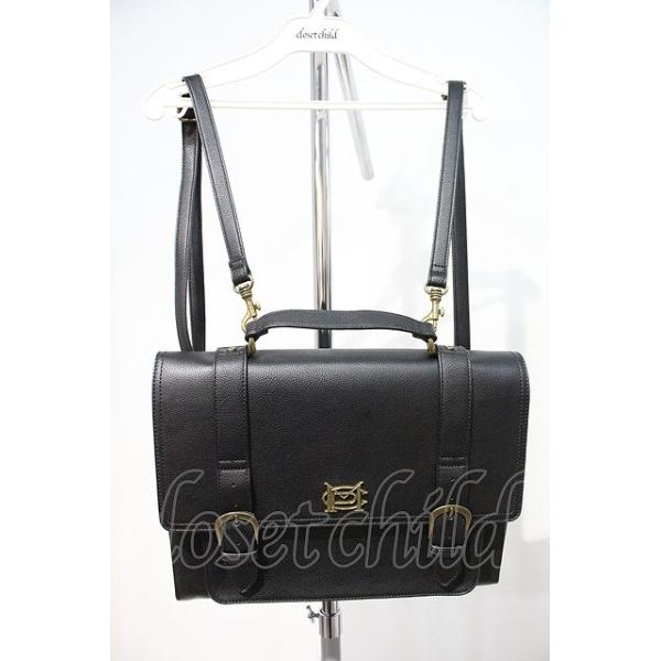 ひ*な様 canone リセエンヌ達のサッチェルリュック　ブラック Maison de FLEUR / リセエンヌ達のサッチェルリュック 黒 I-24-07-20