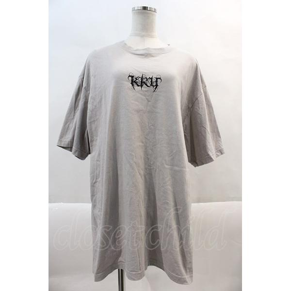 SALE】KRY CLOTHING / NAWA BIG TEE グレーX黒 I-24-10-29-038-EL-TO
