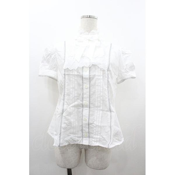 Angelic Pretty / ナイトジャボブラウス 白 I-26-01-20-008-AP-BL-SA