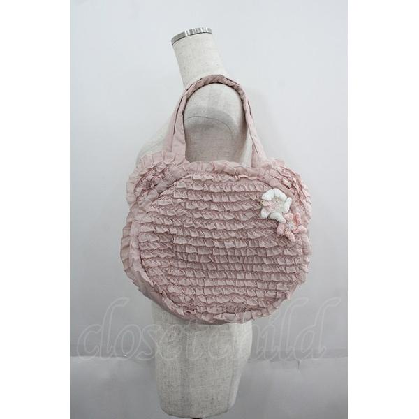 ピンクハウス ピコフリルリボンバッグ リボンブローチ付きフリルバッグ （トートバッグ）｜PINK HOUSE